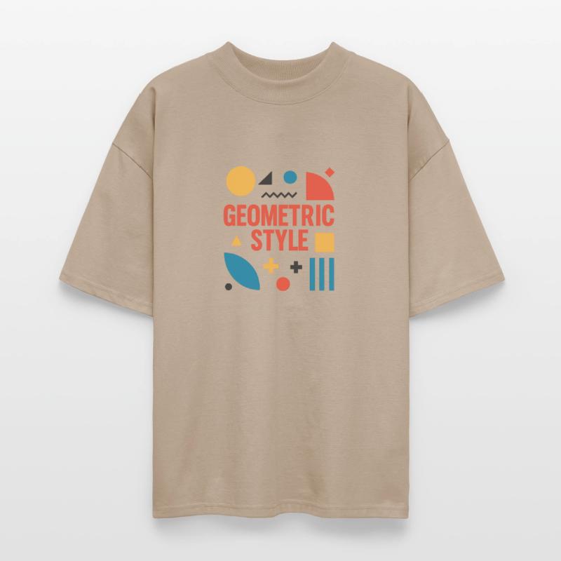 Vibrant Geometric Style Tee