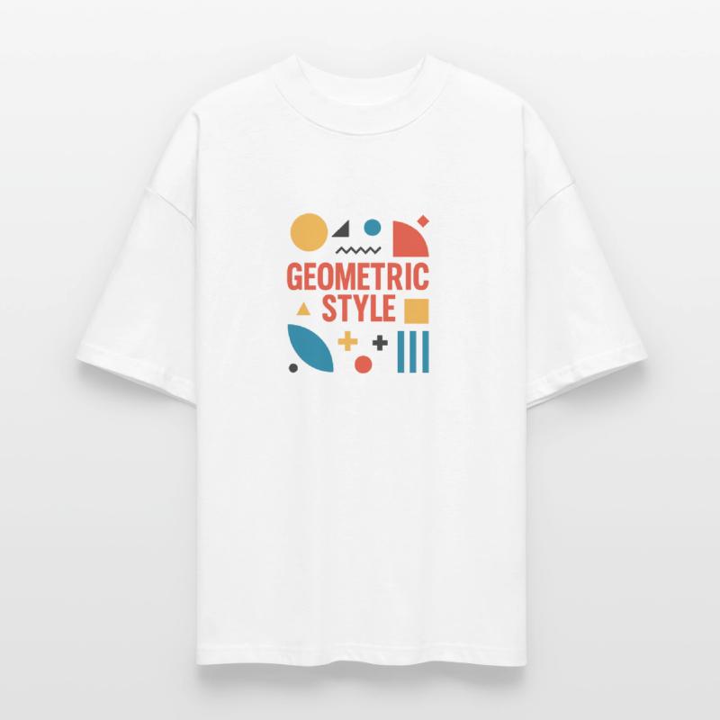 Vibrant Geometric Style Tee