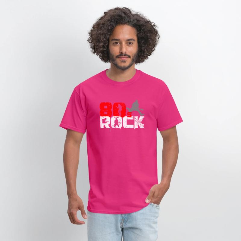 Vintage 80s Rock Music Fan