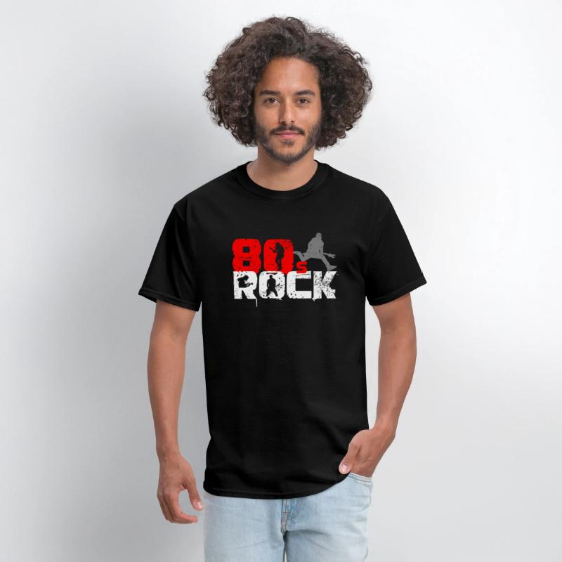 Vintage 80s Rock Music Fan