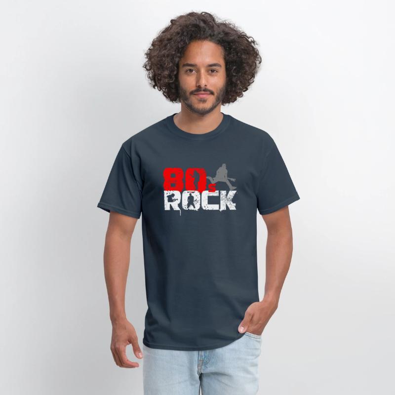 Vintage 80s Rock Music Fan