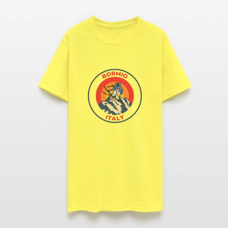 Vintage Cool Skiing in Bormio Italy Sunset