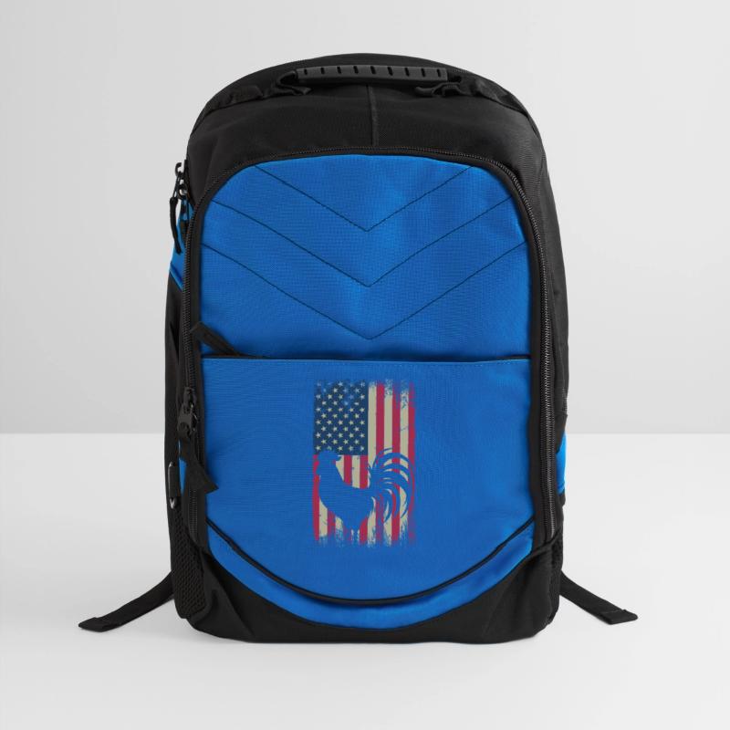 Vintage US Flag Cock Fight Gamefowl American