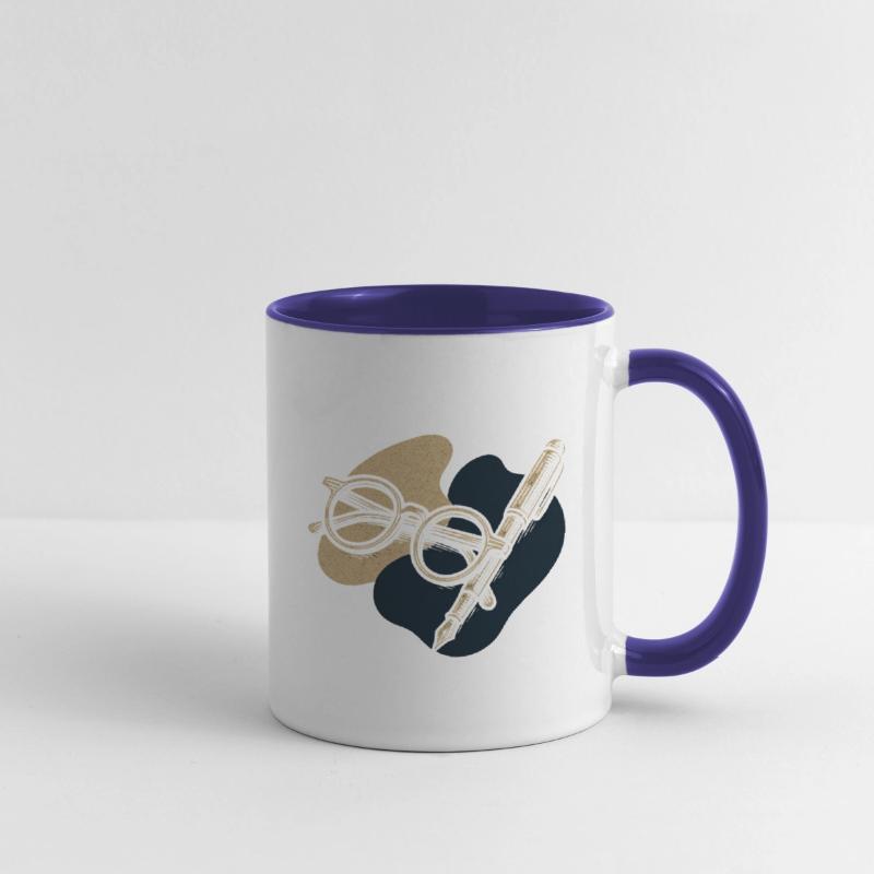 Vintage Writer Glasses and Fountain Pen