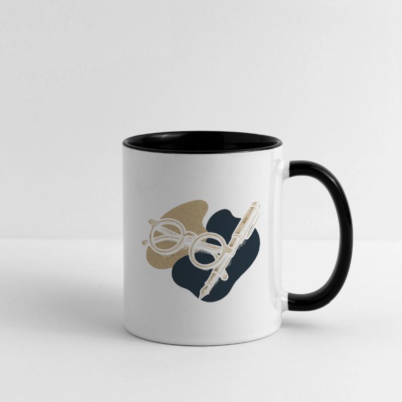 Vintage Writer Glasses and Fountain Pen