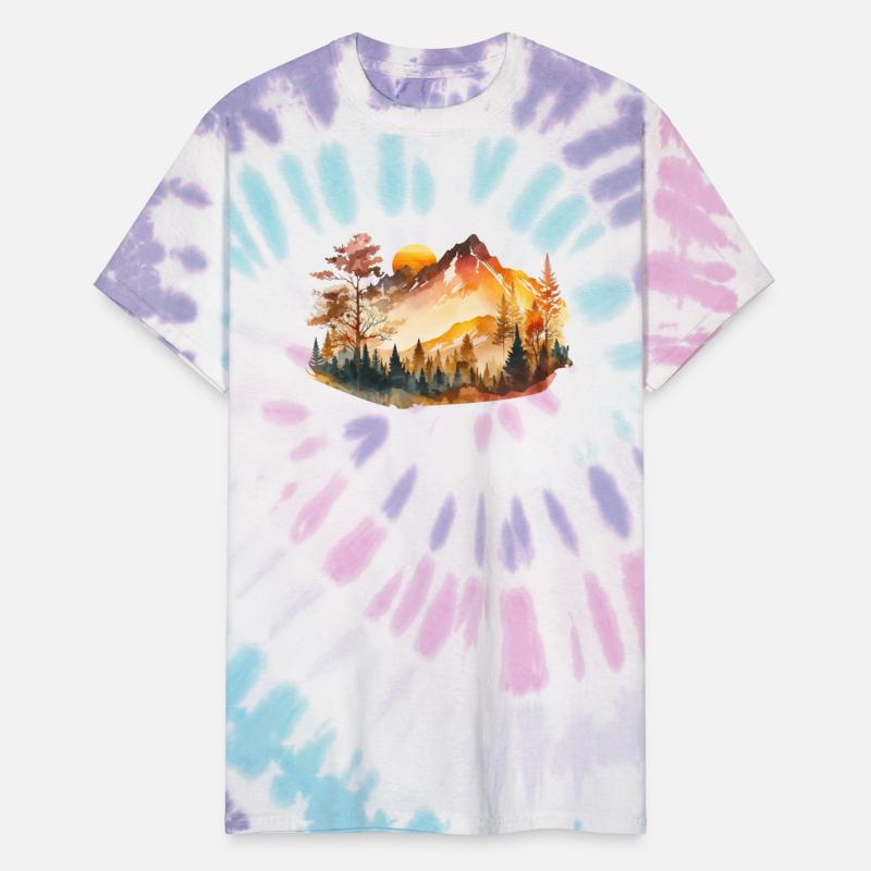 Watercolor Mountains Nature Hiking Explore Wild 4