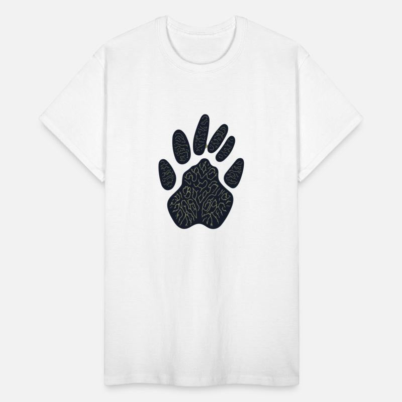 Whiskered Whispers: Beagle Paw Print Delight