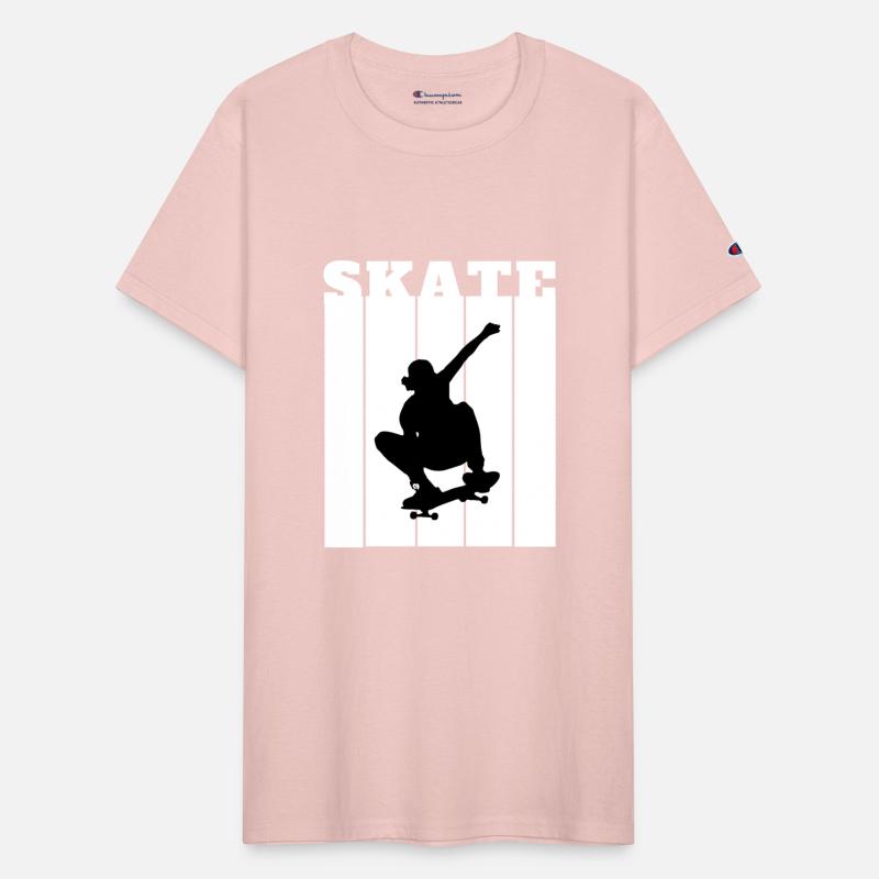 White Black Illustrated Skate