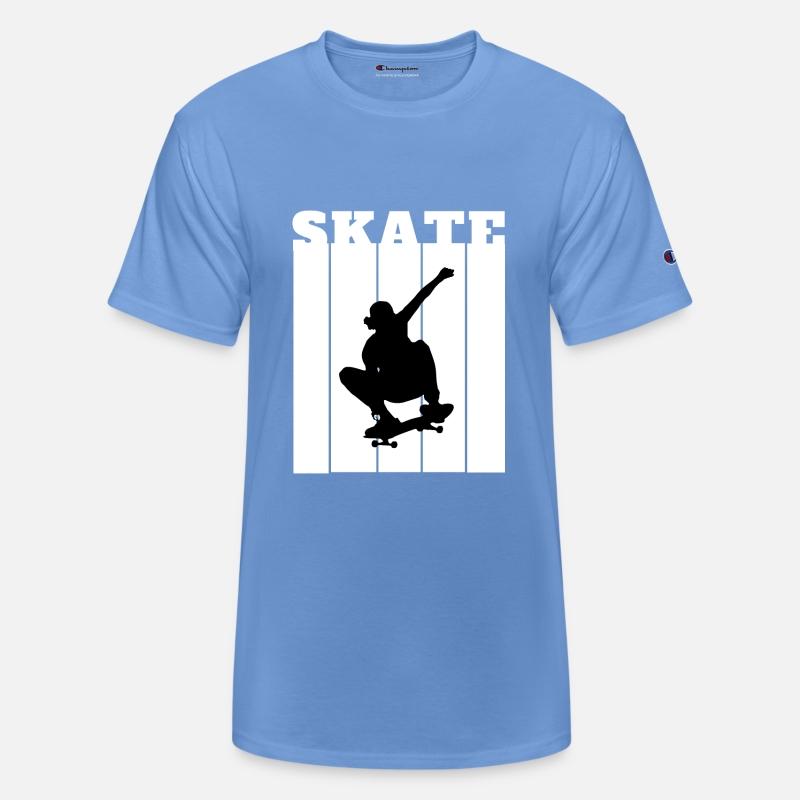 White Black Illustrated Skate