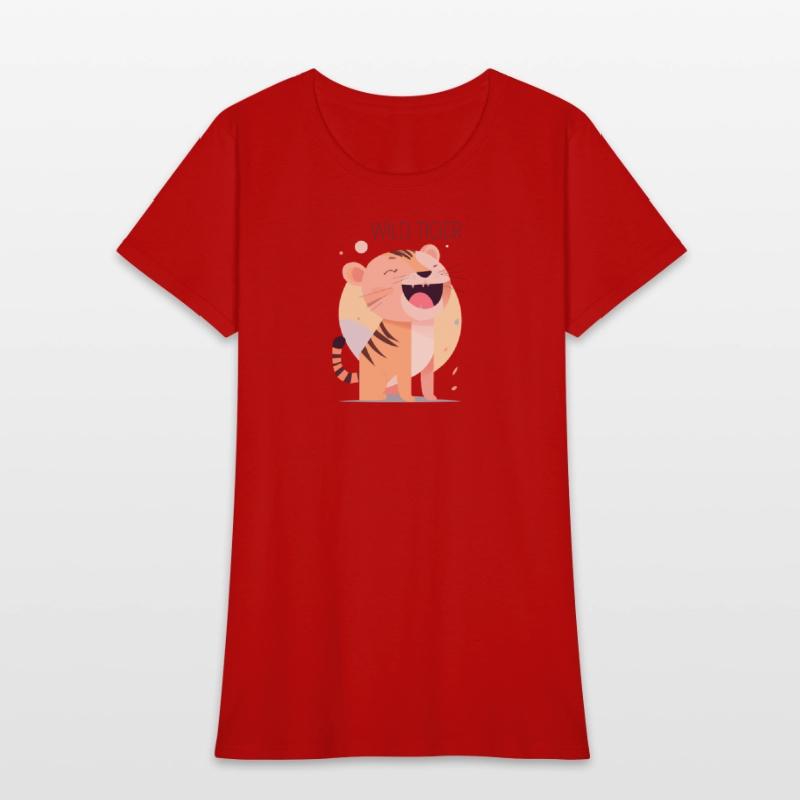 Wild Tiger roar Bauhaus Style