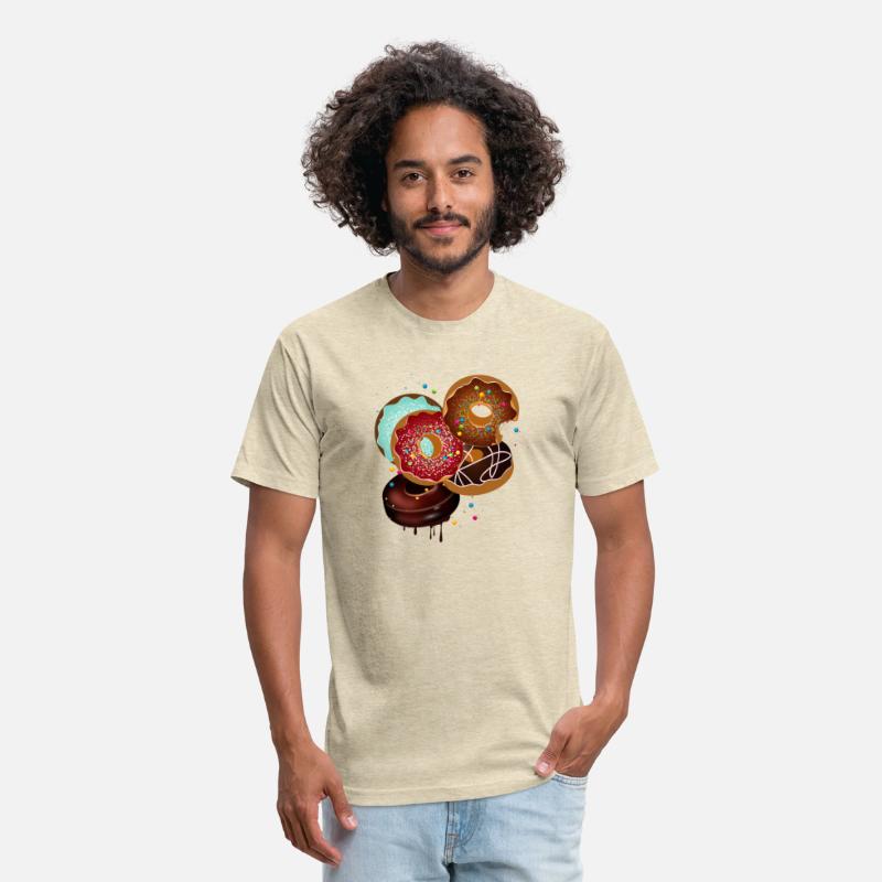 wildly mixed bunch of donuts