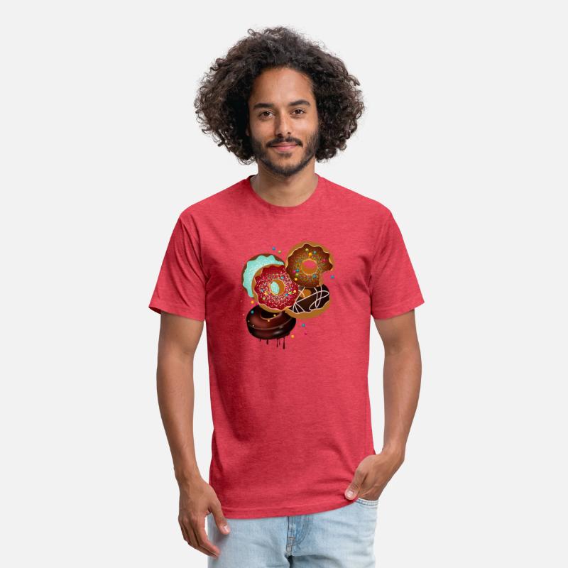 wildly mixed bunch of donuts