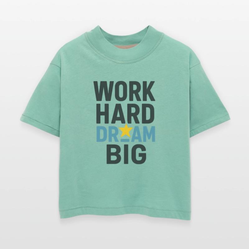 Work Hard Dream Big – Motivational Success T-Shirt