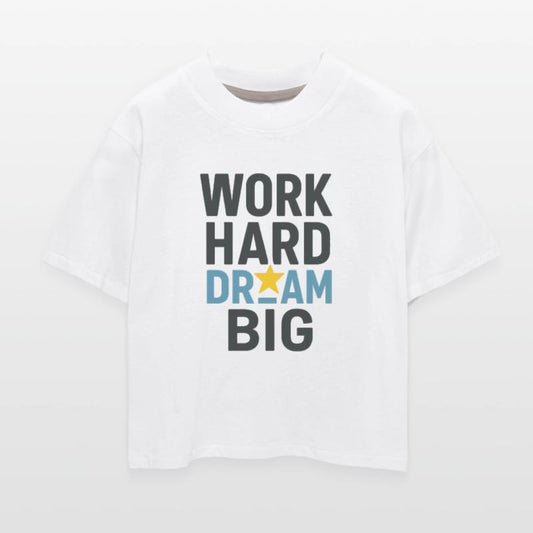 Work Hard Dream Big – Motivational Success T-Shirt