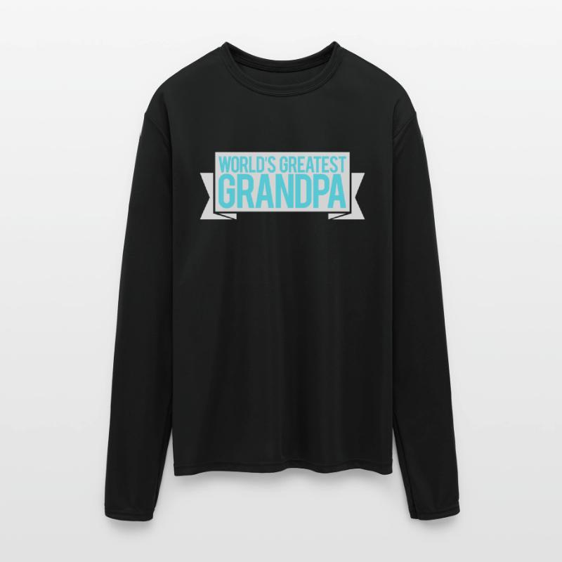 World's Greatest Grandpa Love Quote Saying Logo