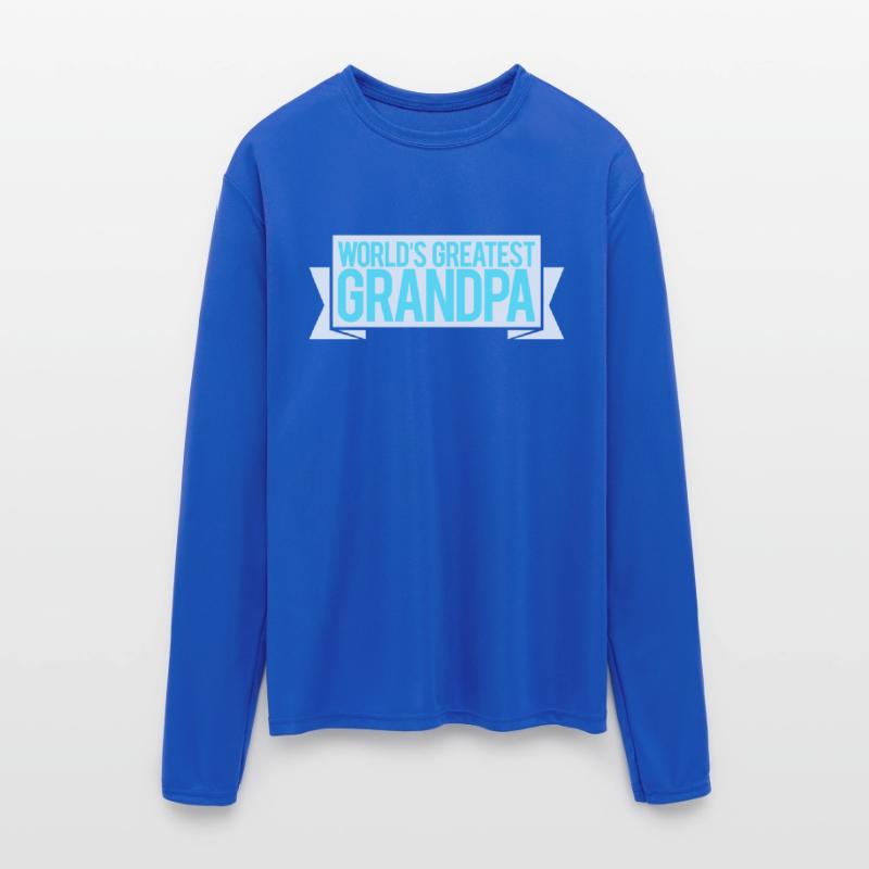 World's Greatest Grandpa Love Quote Saying Logo