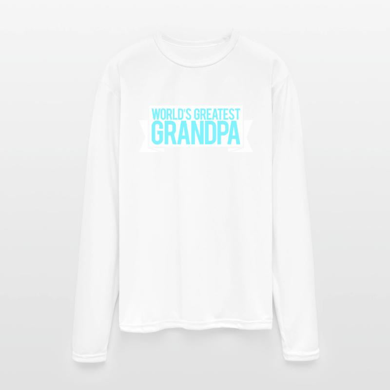 World's Greatest Grandpa Love Quote Saying Logo
