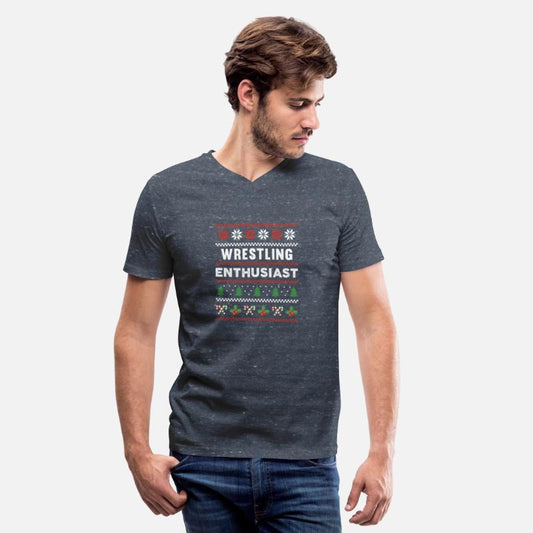 Wrestling Enthusiast Ugly Christmas Sweater