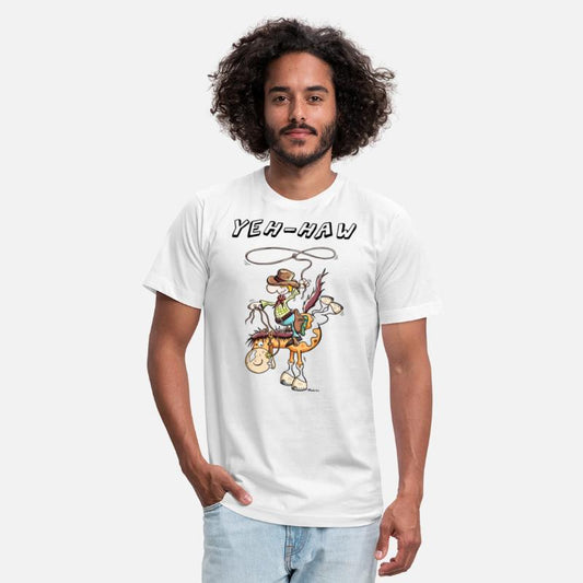 Yeh-Haw Cowboy - Pinto Horse - Western - Gift