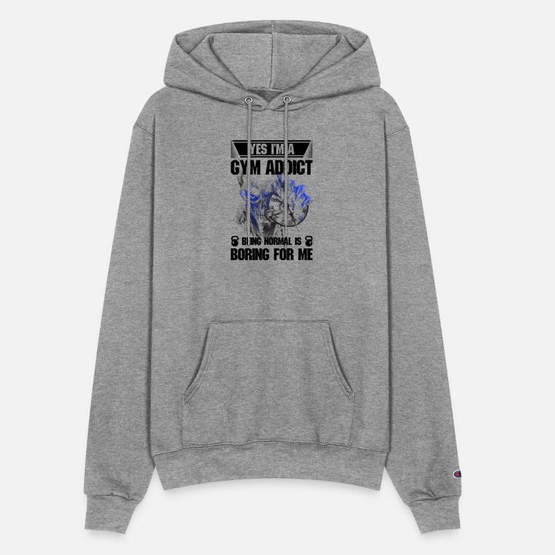 yes i'm a gym addict being normal is boring for me