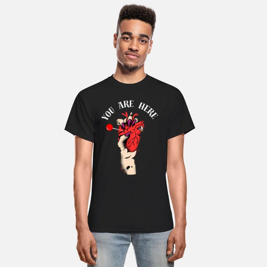 You Are Here Location in Heart Cute Love Relations