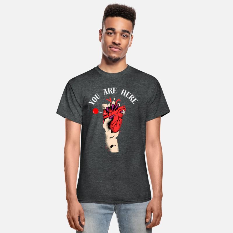 You Are Here Location in Heart Cute Love Relations