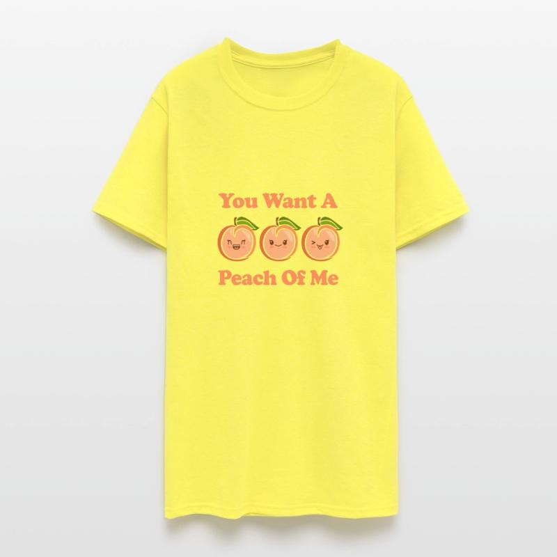 You Want A Peach Of Me Cute Adorable Kawaii Peach