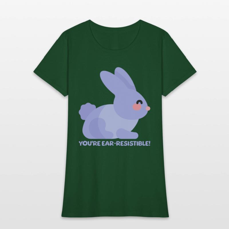 You're Ear-resistable! Cute Bunny Cartoon