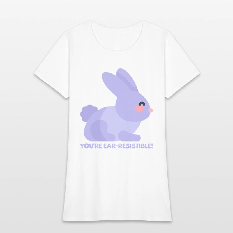 You're Ear-resistable! Cute Bunny Cartoon