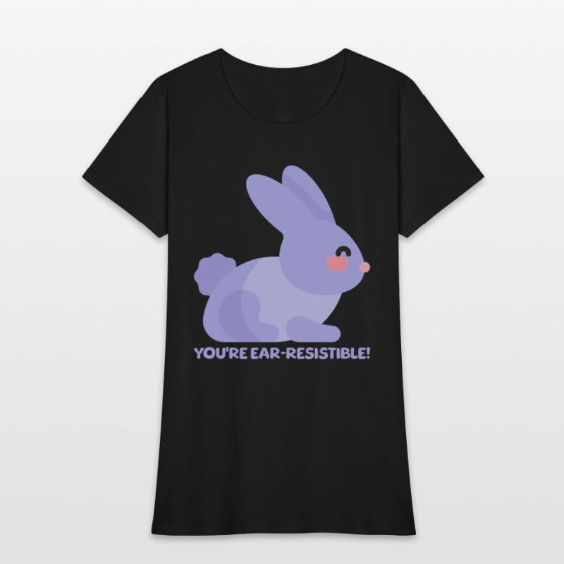 You're Ear-resistable! Cute Bunny Cartoon