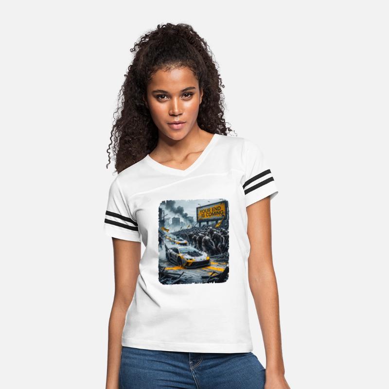 Zombie and fast car Your end is coming post